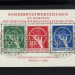 Berlin, Block 1 gestempelt, Befund Schlegel BPP