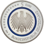 5 EURO 2016 G - Blauer Planet Erde - bankfrisch aus Rolle