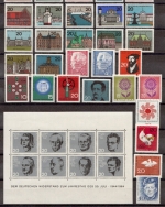 Bund Jahrgang 1964 postfrisch komplett