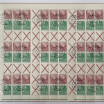 DDR, MiNr. 577-580 MHB 4-6 Markenheftchenbogen kompletter Bogen gestempelt