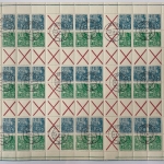 DDR, MiNr. 577-580 MHB 4-6 Markenheftchenbogen kompletter Bogen gestempelt