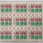 DDR, MiNr. 577-580 MHB 4-6 Markenheftchenbogen kompletter Bogen gestempelt