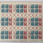 DDR, MiNr. 577-580 MHB 4-6 Markenheftchenbogen kompletter Bogen gestempelt