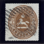 Altdeutschland Braunschweig MiNr. 20 gestempelt - Luxusstück!