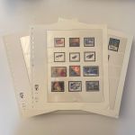 20 x Lindner-T Blankoblätter ohne Einlagen 1, 2, 3, 4, 5, 6 Streifen > Aussuchen