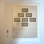 20 x Lindner-T Blankoblätter ohne Einlagen 1, 2, 3, 4, 5, 6 Streifen > Aussuchen