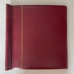 Schaubek Klemmbinder Leder & Leinen - rot / blau / beige / schwarz => Aussuchen!