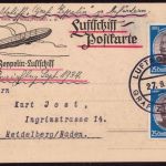 Zeppelin LZ 127 Kurzfahrt in die Schweiz 1934 Sieger 0276 Auflage nur 300!