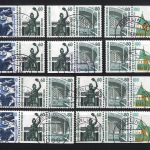 Berlin Zusammendruck W89-W98 gestempelt komplett, geprüft Schlegel BPP