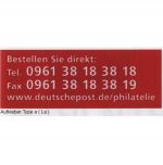 Bund Markenheftchen MH 79 Lb mit kleinem roten Bestell-Aufkleber