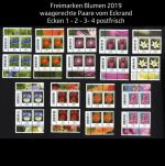 BUND Dauerserie Blumen waagerechte Paare vom Eckrand Ecken postfrisch AUSSUCHEN!