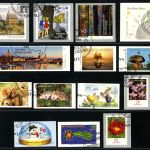BRD / BUND selbstklebende Briefmarken 2007-2022 gestempelt komplett - AUSSUCHEN