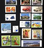 BRD / BUND selbstklebende Briefmarken 2007-2022 gestempelt komplett - AUSSUCHEN
