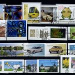 BRD / BUND selbstklebende Briefmarken 2007-2022 gestempelt komplett - AUSSUCHEN
