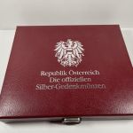 Münzkassette Österreich für Silber-Gedenkmünzen 25/50/100 Schilling