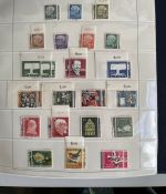 BUND 1949-2005 in 5 Vordruckalben postfrisch & gestempelte Sammlung