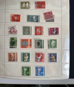 BUND 1949-2005 in 5 Vordruckalben postfrisch & gestempelte Sammlung