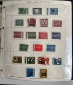 BUND 1949-2005 in 5 Vordruckalben postfrisch & gestempelte Sammlung