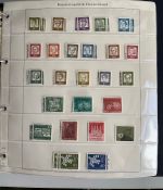 BUND 1949-2005 in 5 Vordruckalben postfrisch & gestempelte Sammlung