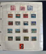 BUND 1949-2005 in 5 Vordruckalben postfrisch & gestempelte Sammlung