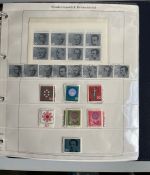 BUND 1949-2005 in 5 Vordruckalben postfrisch & gestempelte Sammlung