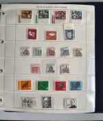 BUND 1949-2005 in 5 Vordruckalben postfrisch & gestempelte Sammlung