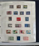 BUND 1949-2005 in 5 Vordruckalben postfrisch & gestempelte Sammlung