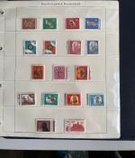 BUND 1949-2005 in 5 Vordruckalben postfrisch & gestempelte Sammlung