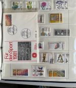BUND 1949-2005 in 5 Vordruckalben postfrisch & gestempelte Sammlung