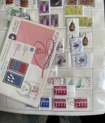 BUND 1949-2005 in 5 Vordruckalben postfrisch & gestempelte Sammlung