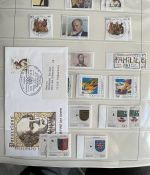 BUND 1949-2005 in 5 Vordruckalben postfrisch & gestempelte Sammlung