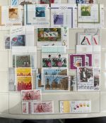 BUND 1949-2005 in 5 Vordruckalben postfrisch & gestempelte Sammlung