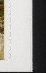 Bund Folienblatt 18 postfrisch - Abart Verschnitt Schlitzperforation rechts unten
