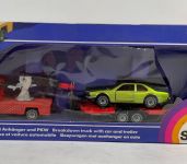 SIKU 2220 - Abschleppwagen Mercedes 208 mit BMW 633 CSi - 1:55 OVP - Version 1979!