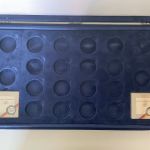 MDM Münzkassette Schatulle für 5-DM & 10-DM Münzen ohne Kapseln gebraucht