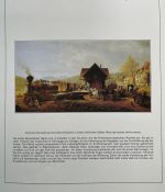 EISENBAHN Briefmarken Motivsammlung - in Lindner Ringbinder Grün - Lokomotiven