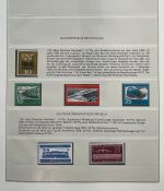 EISENBAHN Briefmarken Motivsammlung - in Lindner Ringbinder Grün - Lokomotiven