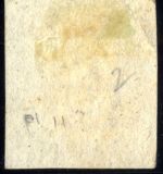 Großbritannien Nr. 1 gestempelt G-K - One Penny Black - vollrandig, erste Briefmarke der Welt