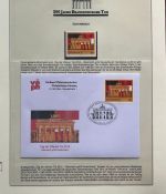 200 JAHRE Brandenburger Tor FDC Motivsammlung - in Lindner Ringbindern