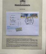 200 JAHRE Brandenburger Tor FDC Motivsammlung - in Lindner Ringbindern