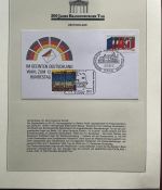 200 JAHRE Brandenburger Tor FDC Motivsammlung - in Lindner Ringbindern
