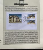 200 JAHRE Brandenburger Tor FDC Motivsammlung - in Lindner Ringbindern