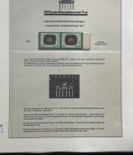 200 JAHRE Brandenburger Tor FDC Motivsammlung - in Lindner Ringbindern
