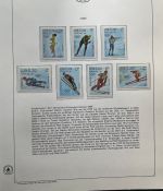 Olympische Spiele 1984 - postfrische Motivsammlung - in KABE Ringbinder