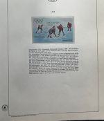 Olympische Spiele 1984 - postfrische Motivsammlung - in KABE Ringbinder