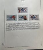 Olympische Spiele 1984 - postfrische Motivsammlung - in KABE Ringbinder