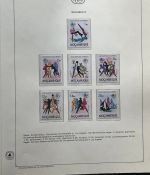 Olympische Spiele 1984 - postfrische Motivsammlung - in KABE Ringbinder