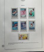 Olympische Spiele 1984 - postfrische Motivsammlung - in KABE Ringbinder