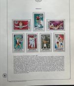 Olympische Spiele 1984 - postfrische Motivsammlung - in KABE Ringbinder
