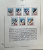 Olympische Spiele 1984 - postfrische Motivsammlung - in KABE Ringbinder